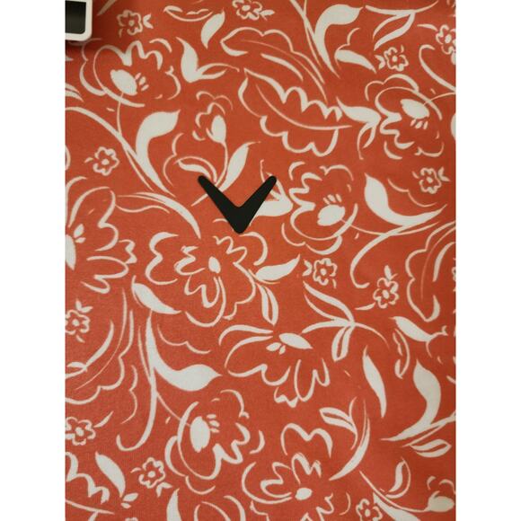 Callaway Golf Opti-Dri  Men's Polo Shirt Large Coral Chic NWT - Picture 3 of 12